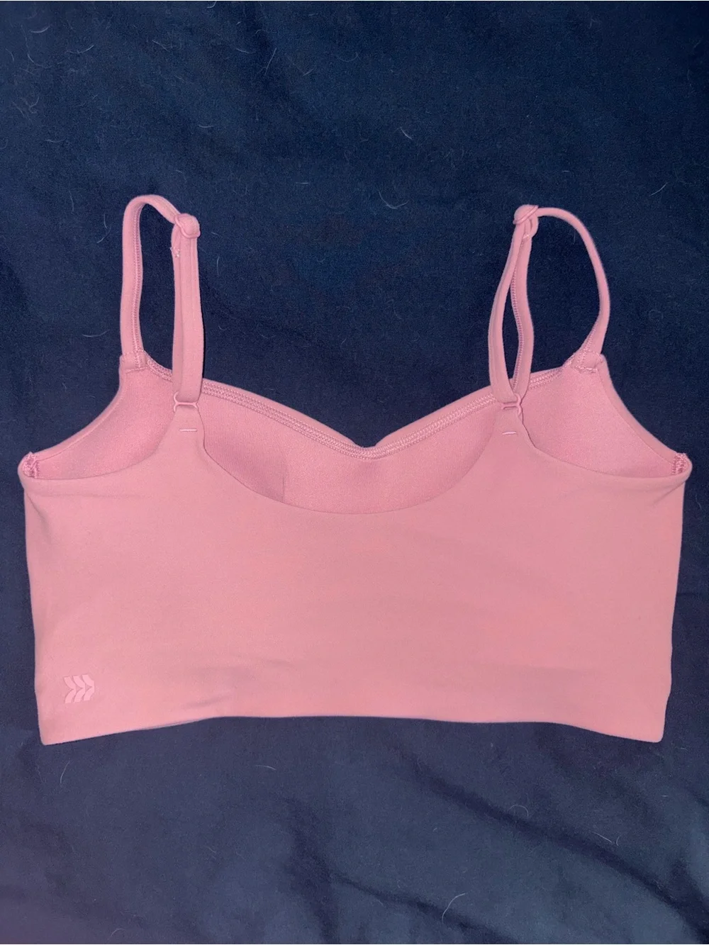 Pink Ruched Sports Bra - Picture 2 of 3